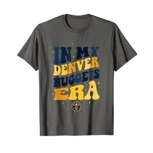 Nba In My Denver Nuggets Era Retro Wave Logo T-Shirt
